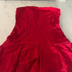 Windsor Strapless Red Dress